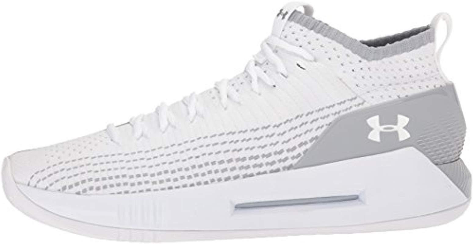 Under Armour Ua Heat Seeker Basketball Shoes in White for Men | Lyst UK
