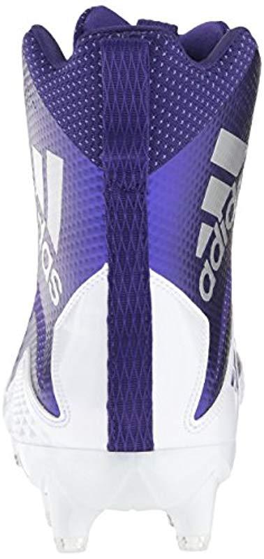 purple and white wrestling shoes