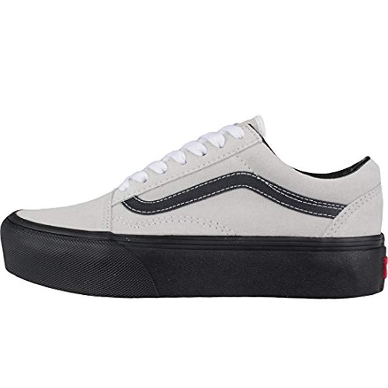 platform grey vans