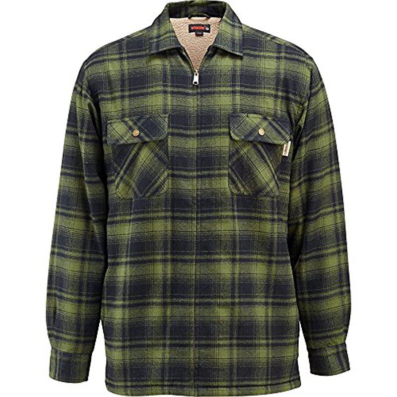 Wolverine Mens Forester Flannel Shirt Jacket 