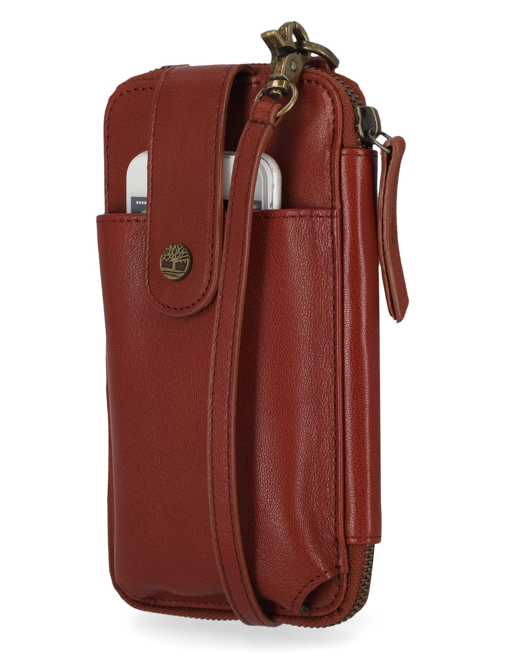 Rfid Leather Phone Crossbody Wallet Bag