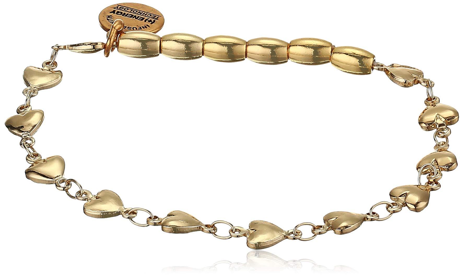 ALEX AND ANI Heart Stretch Bracelet in Shiny Gold (Metallic) Save 22