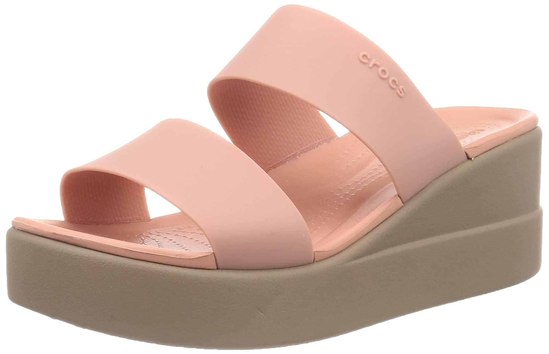 crocs brooklyn mid wedge w