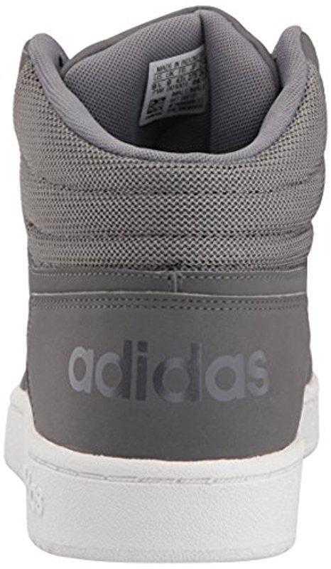 adidas Vs Hoops Mid 2.0 in Gray for Men | Lyst