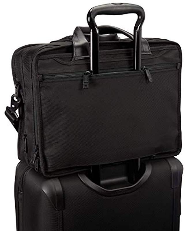 tumi alpha 3 expandable organizer laptop brief
