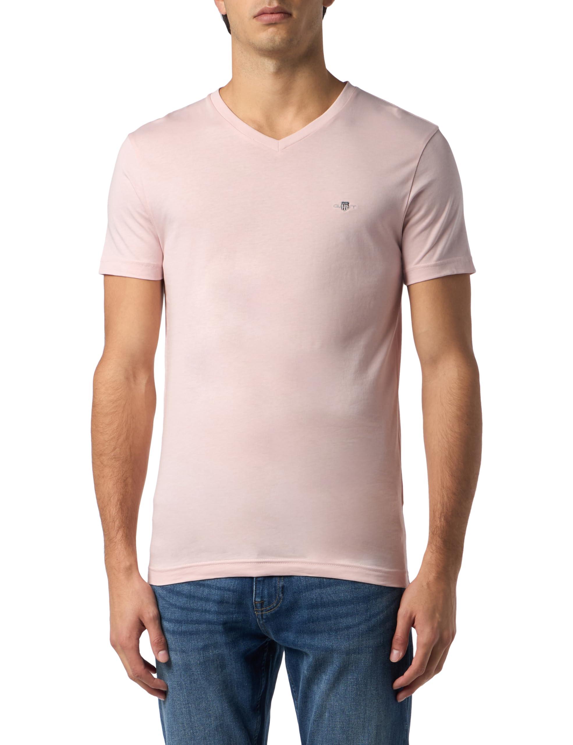 GANT Slim Shield V-neck T-shirt T Shirt in Blau für Herren | Lyst DE