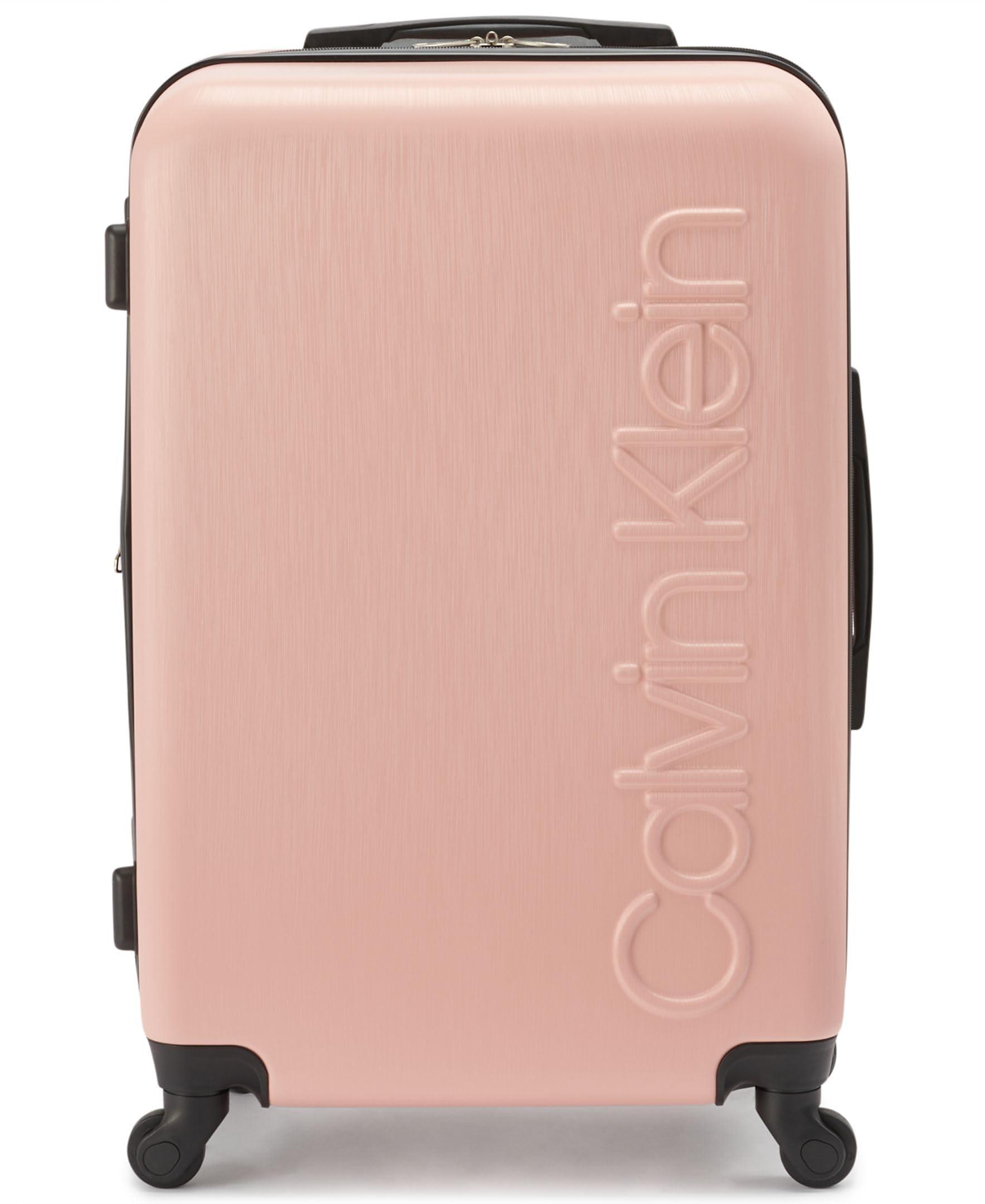 Calvin Klein Hard Side Upright Luggage Spinner Light Weight Suitcase in Pink Lyst
