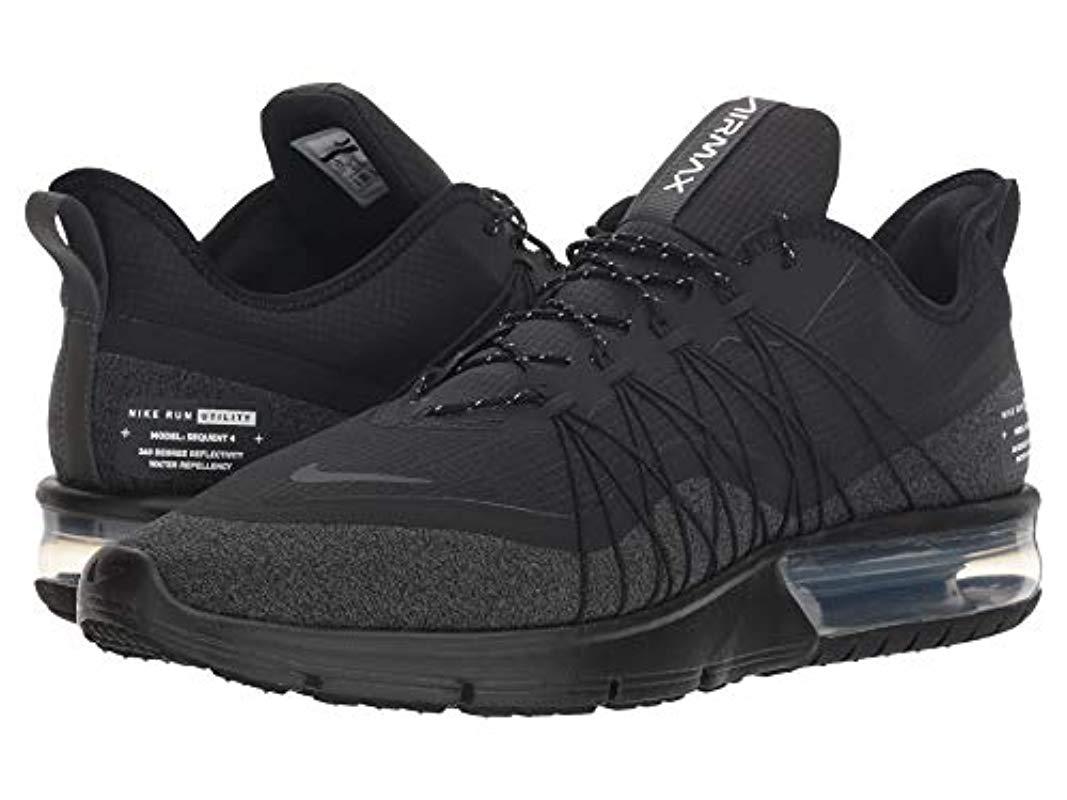 Nike Air Max Sequent 4 Utility Fitness Shoes in Black  (Black/Anthracite/White 00 (Black) for Men - Lyst