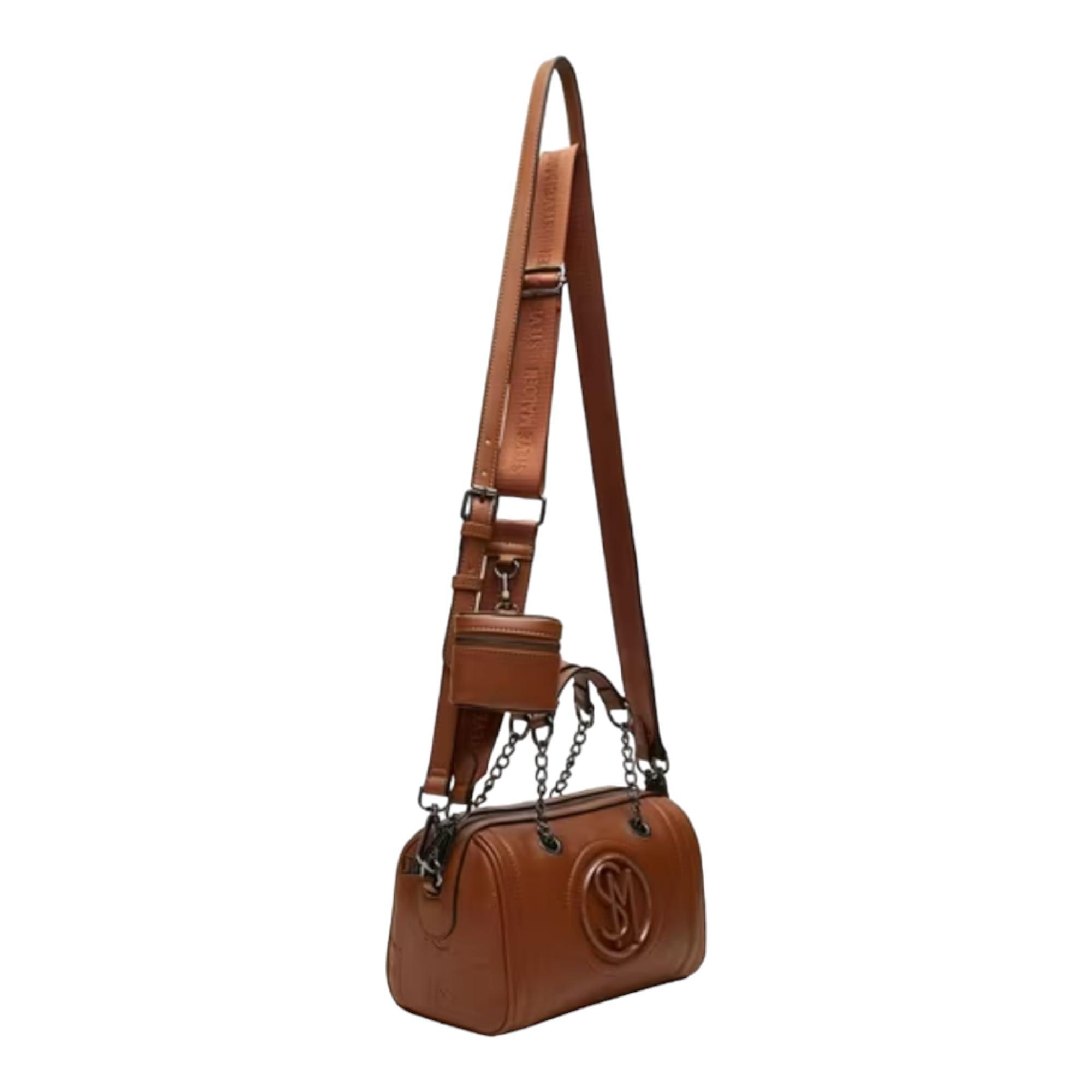Steve madden cognac bag discount