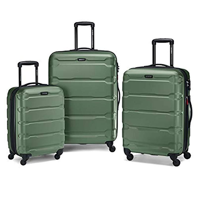 Samsonite Omni Expandable Hardside Luggage With Spinner Wheels in Green for  Men | Lyst