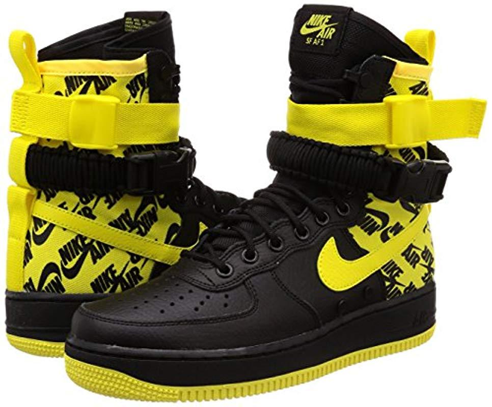 nike sf air force 1 dynamic yellow