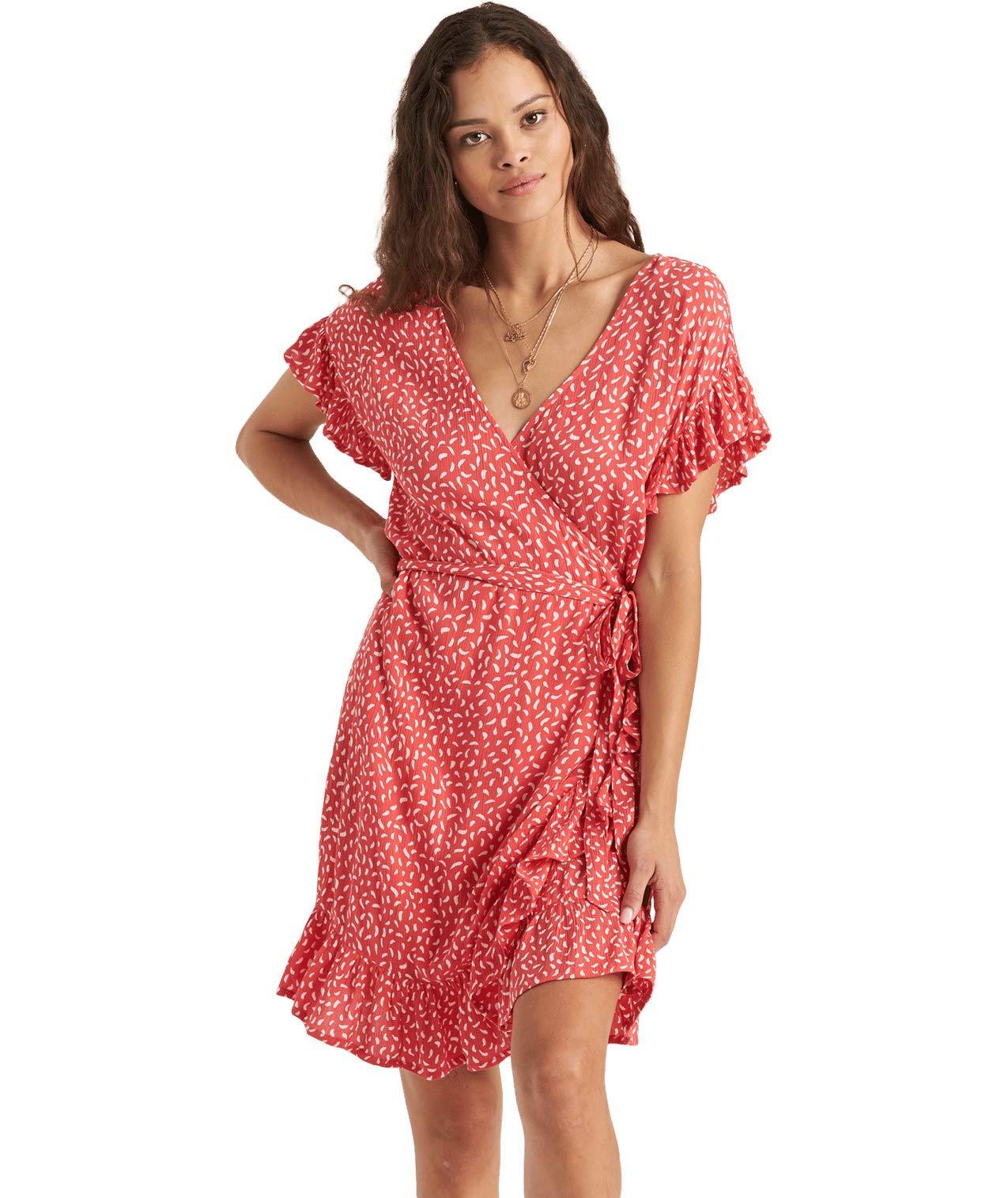Wrap and roll dress billabong Clearance