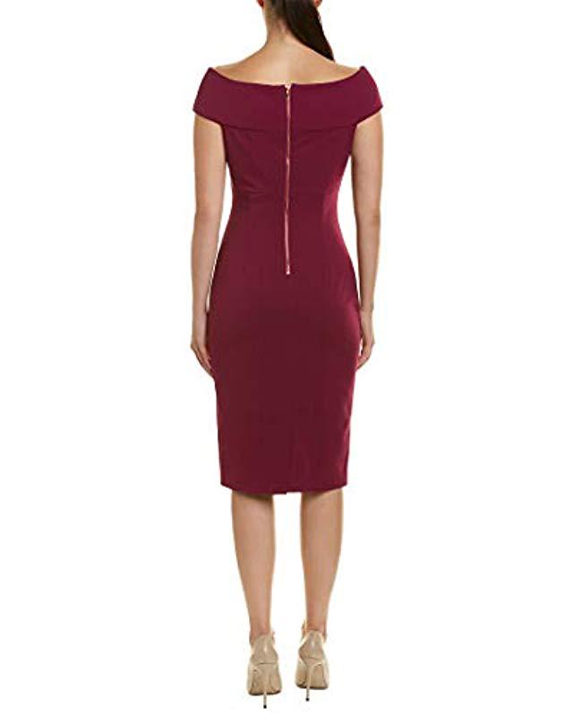 adrianna papell daphne ottoman sheath dress