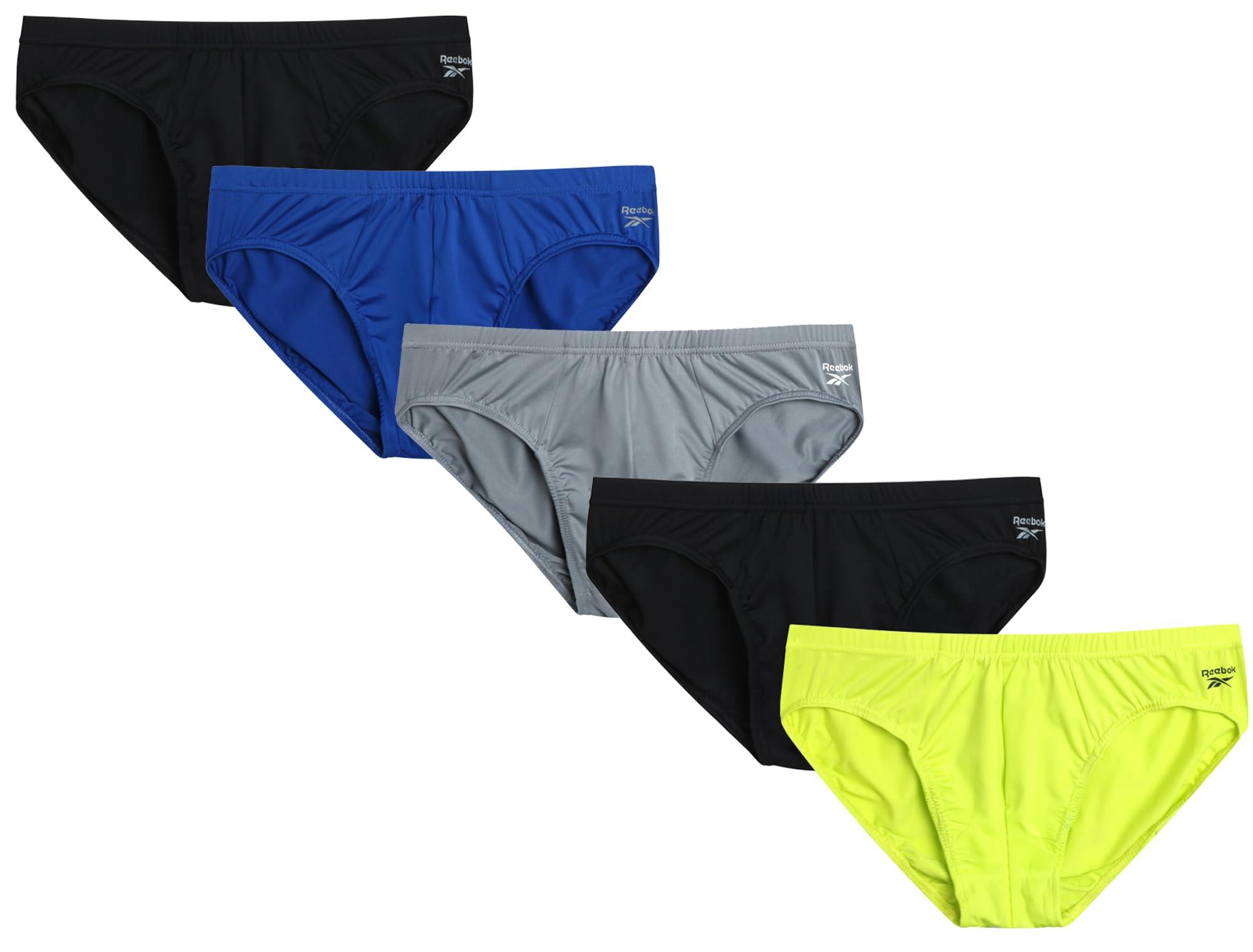 Reebok 5 Pack Silky Touch Performance Underwear Briefs For in Black for Men Lyst UK