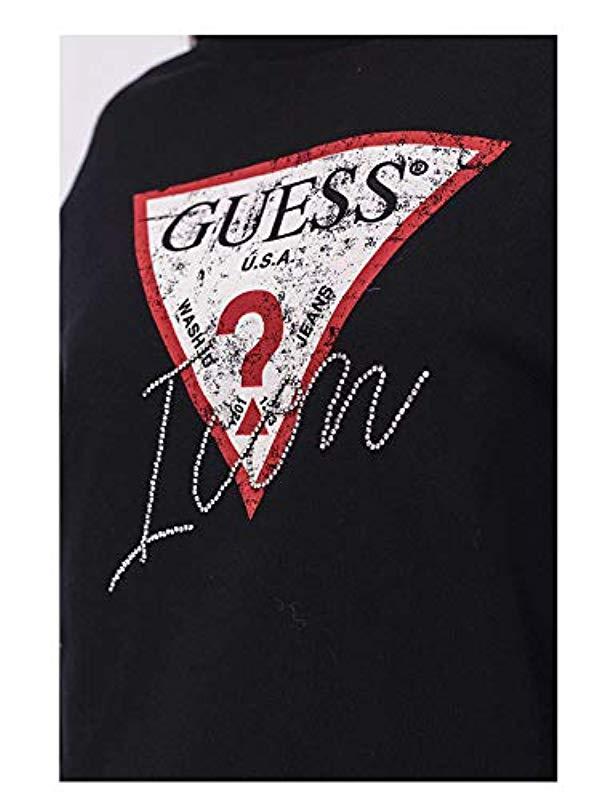 black guess jumper