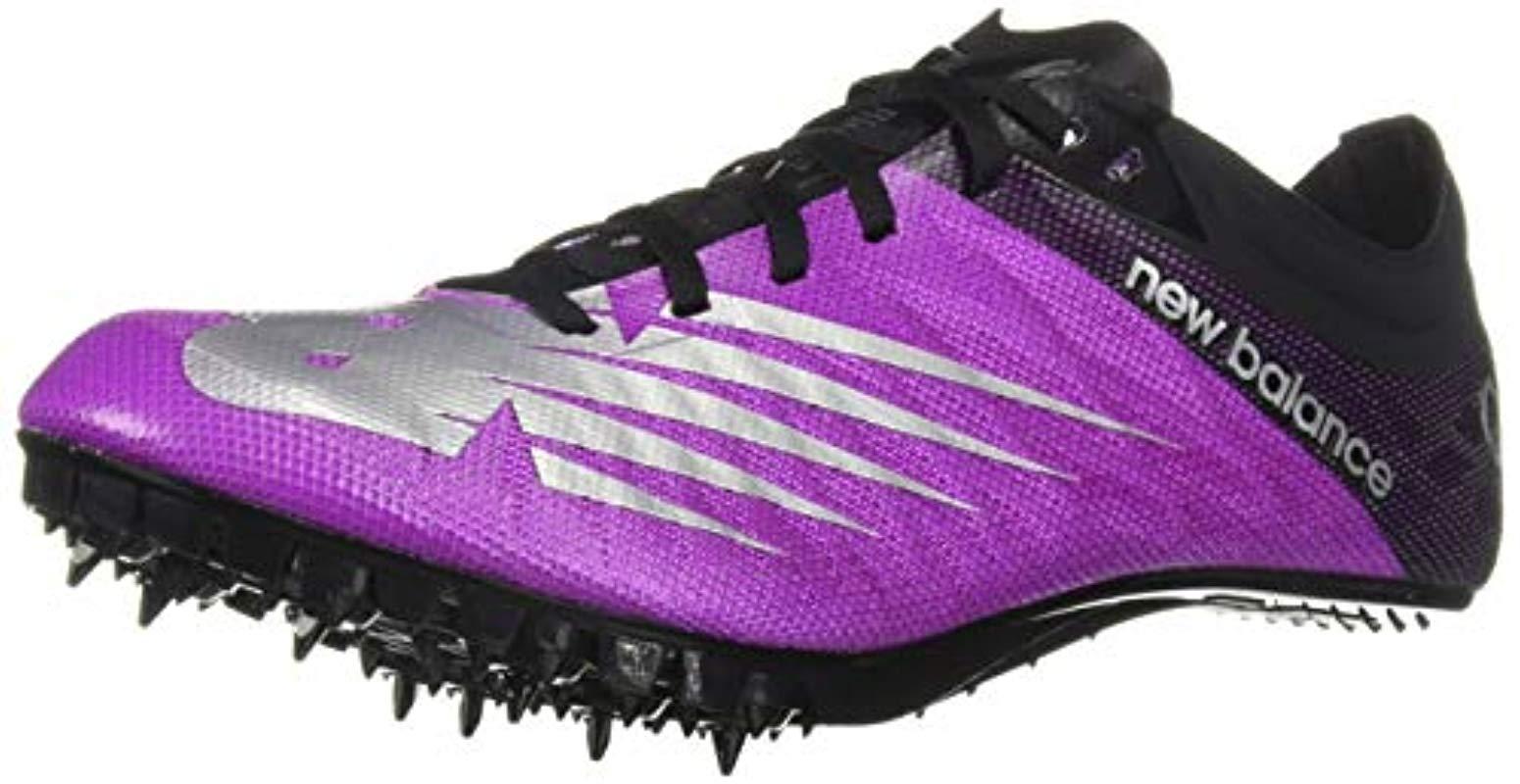 purple track shoes
