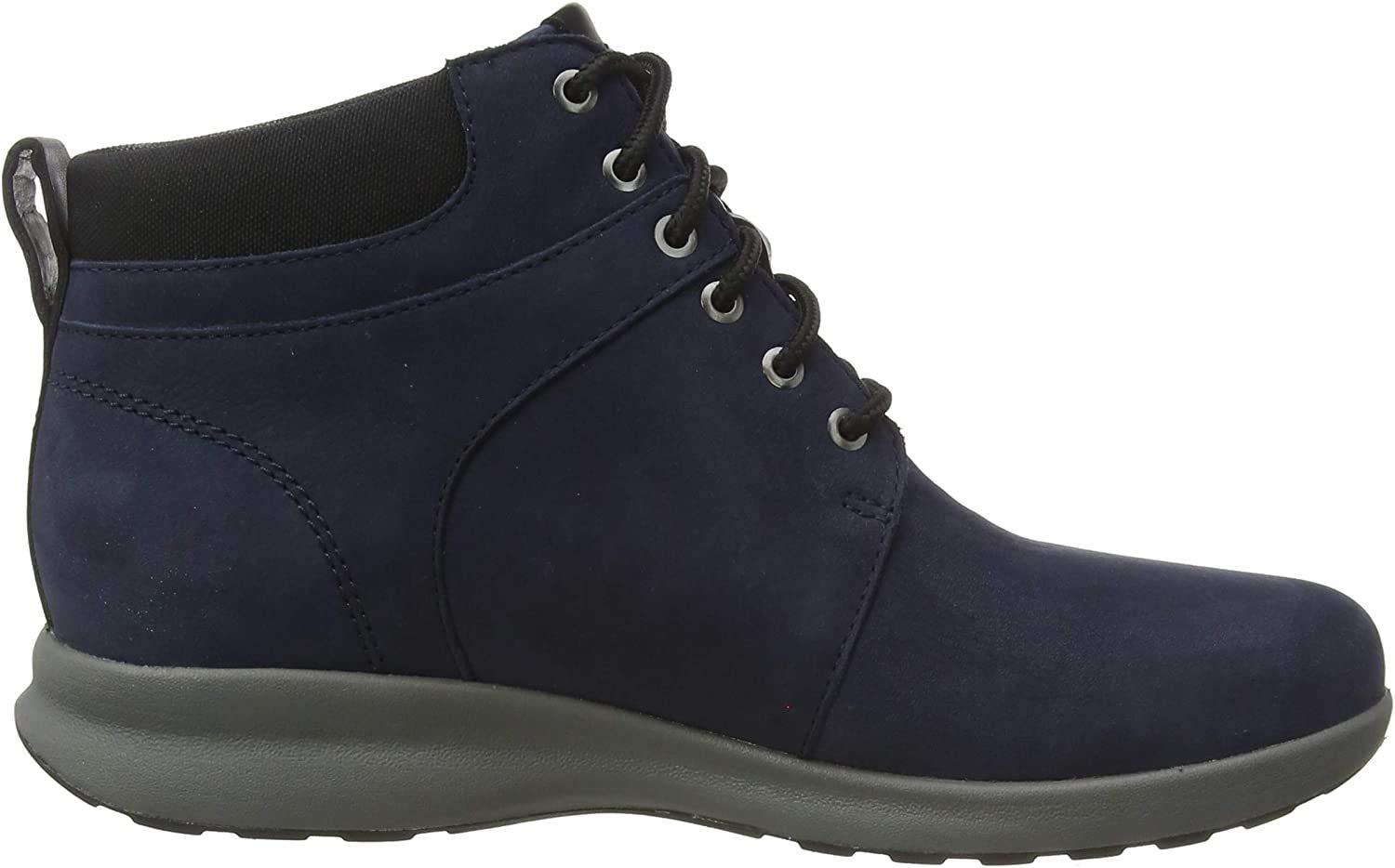 clarks navy nubuck