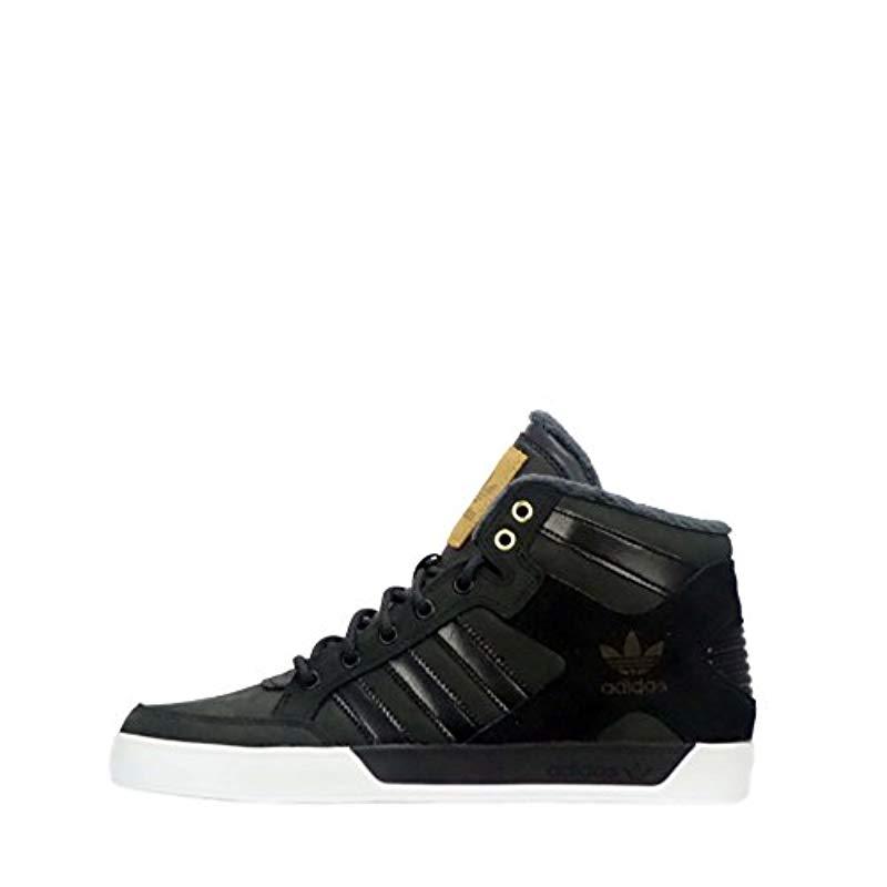 adidas Originals Hardcourt Hi Waxy Shoes in Black for Men | Lyst UK