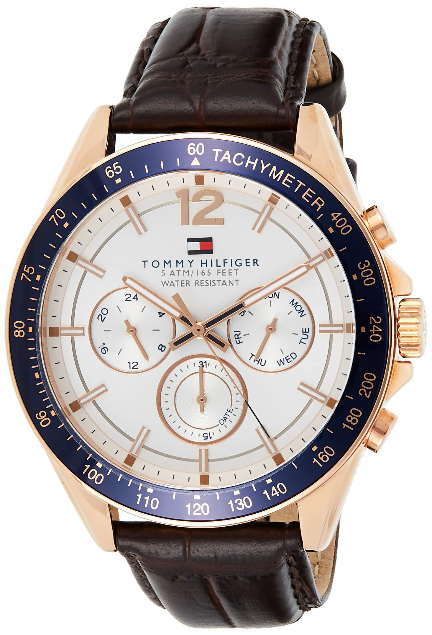 Tommy Hilfiger 1791118 Sophisticated Sport Watch With Brown Leather Band in  Gold (Metallic) for Men - Save 40% - Lyst