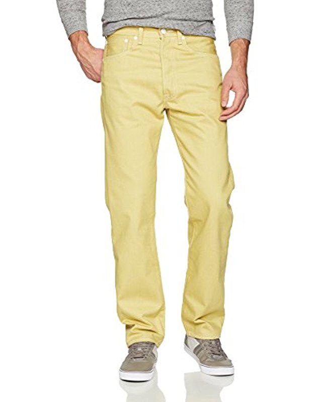 yellow levis 501