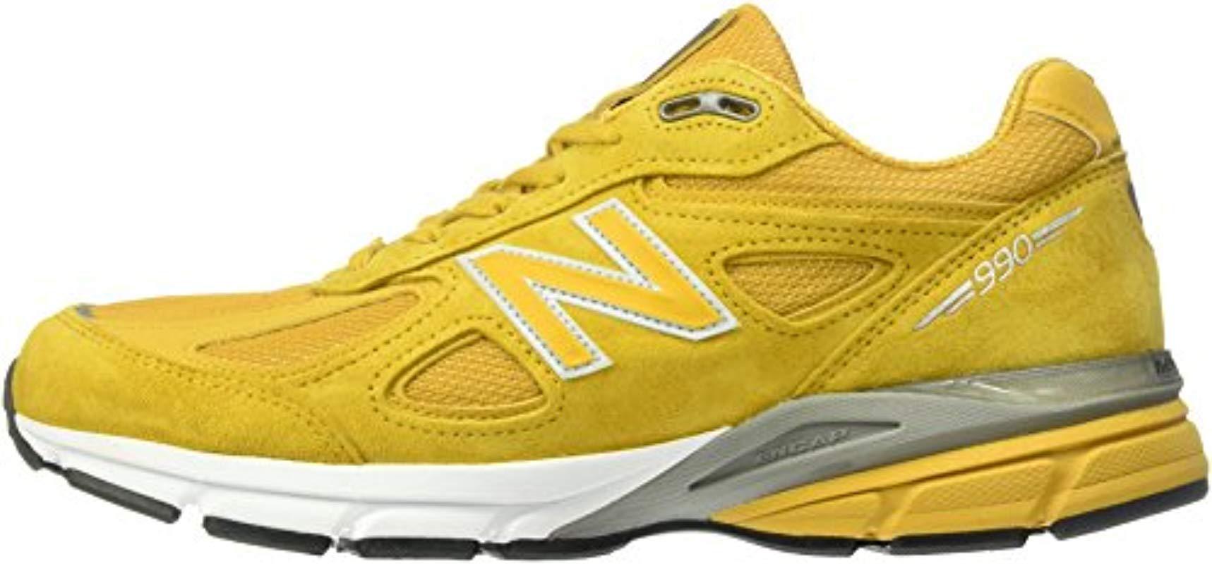 new balance 990v4 yellow