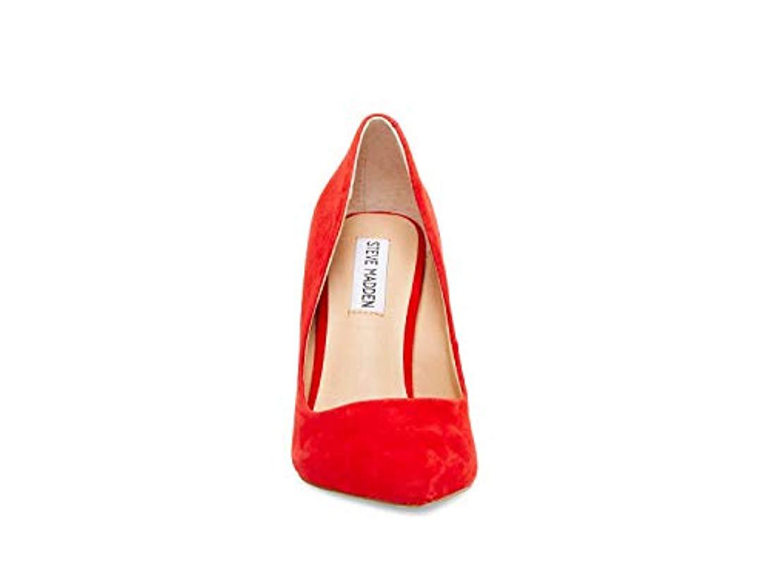 steve madden daisie red suede