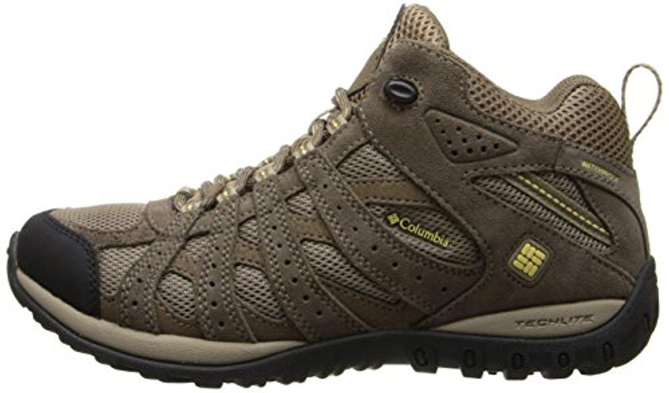 Columbia Suede Redmond Mid Waterproof Trail Shoe Lyst Columbia Suede Redmond Mid Waterproof Trail Shoe Lyst