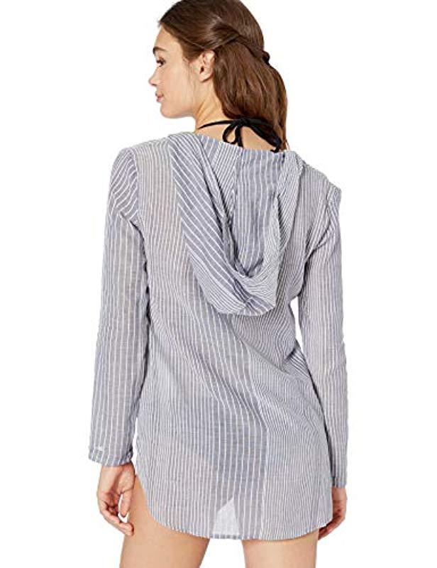 Billabong Swim Cover Up in Blue Stripe (Blue) Lyst