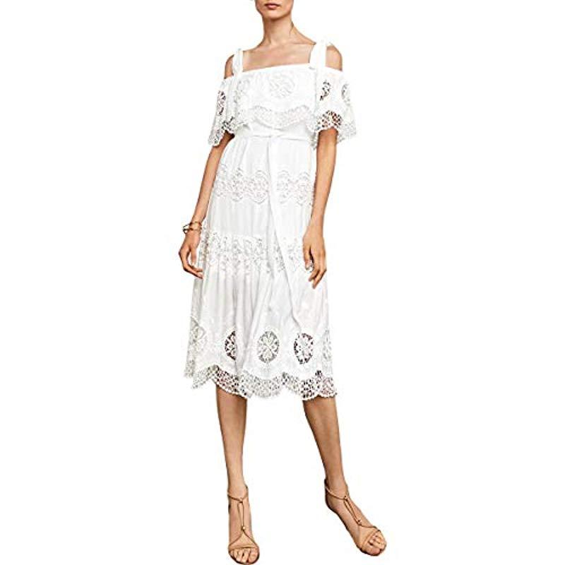 bcbg cold shoulder dress