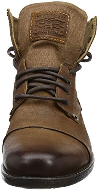 Levi's Emerson Biker Boots in Brown for Men | Lyst UK