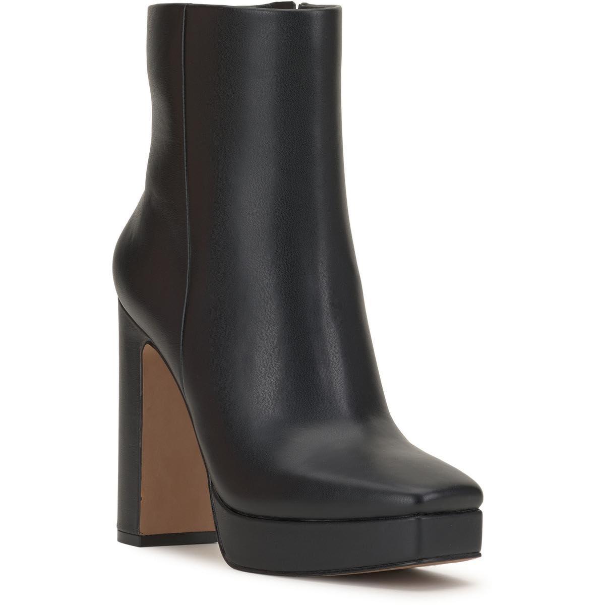 Jessica simpson black leather boots best sale