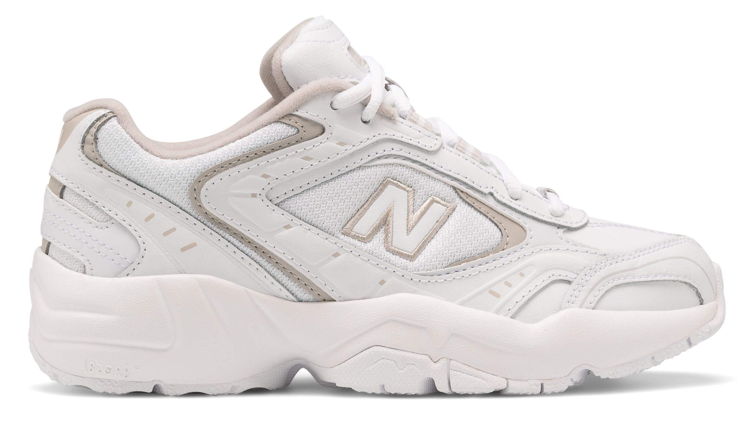 New Balance Leather 452v1 Road Running Shoe in White - Lyst