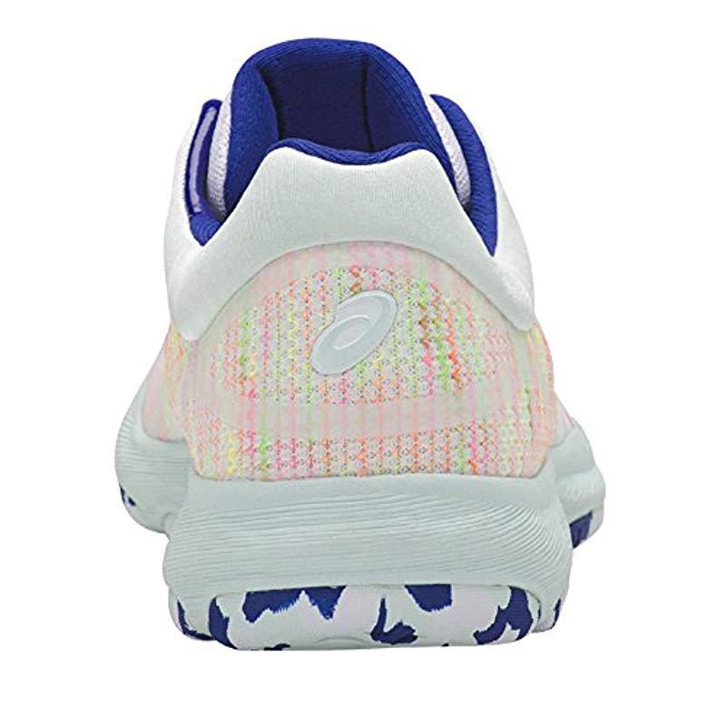 asics gel professional 14 ff white netball trainers