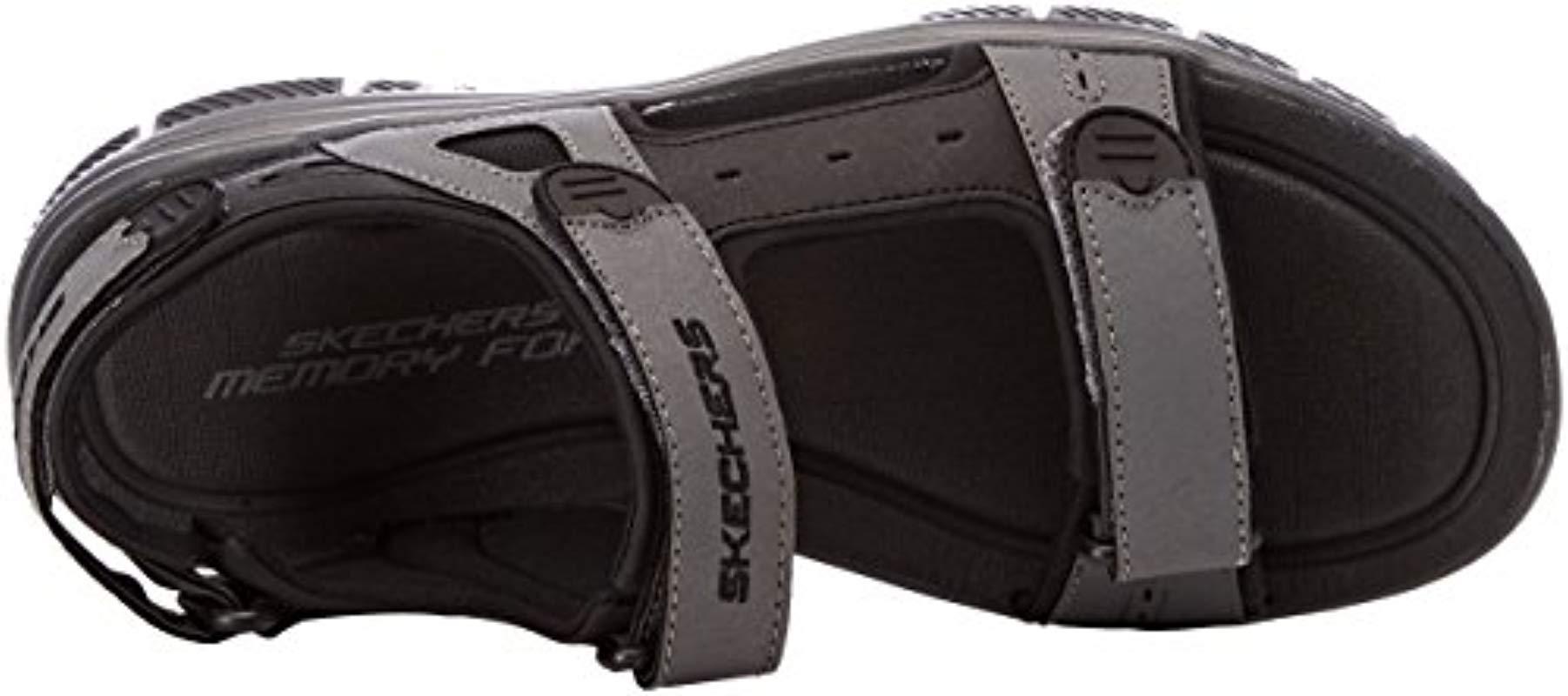 skechers men 51874 ankle strap sandals