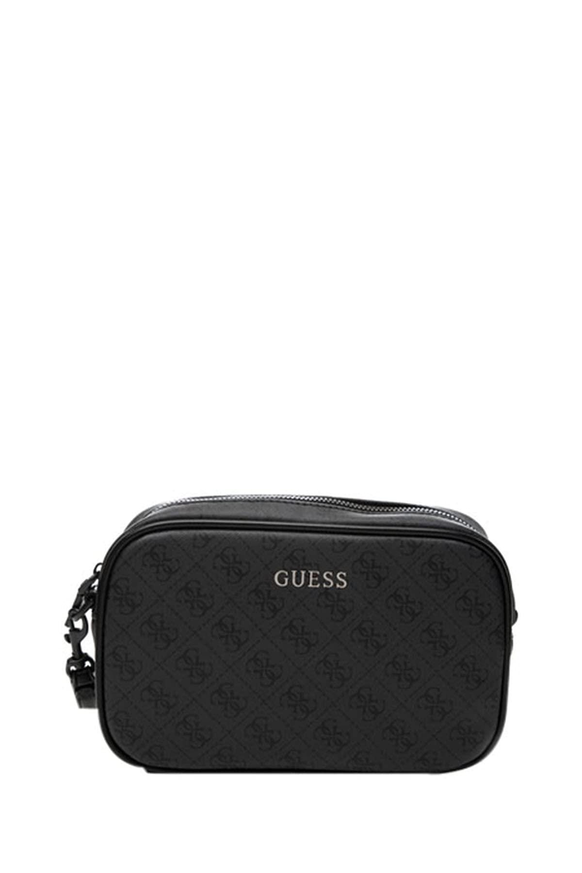 Pochette Vezzola Small necessaire da Uomo Stampa Logo 4G Antracite in  Ecopelle da Uomo di Guess in Nero | Lyst
