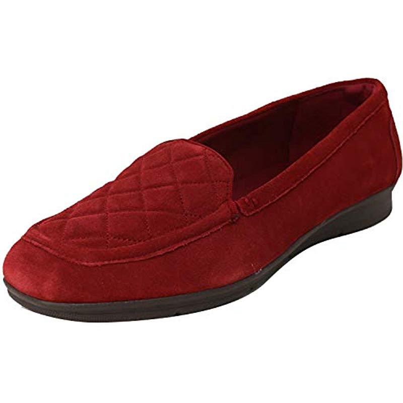 Easy Spirit Wynter Driving Style Loafer in Dark Red (Red) - Lyst