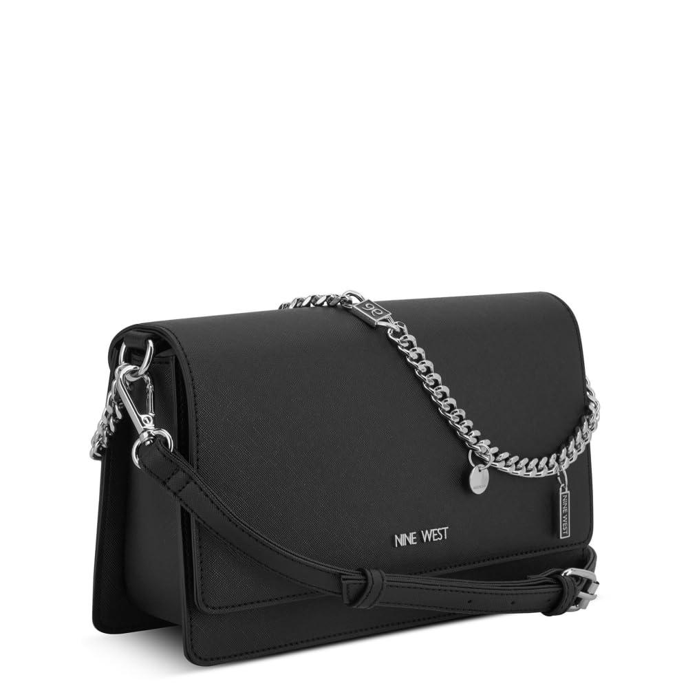 Nine West Cally Flap Crossbody in Black Lyst