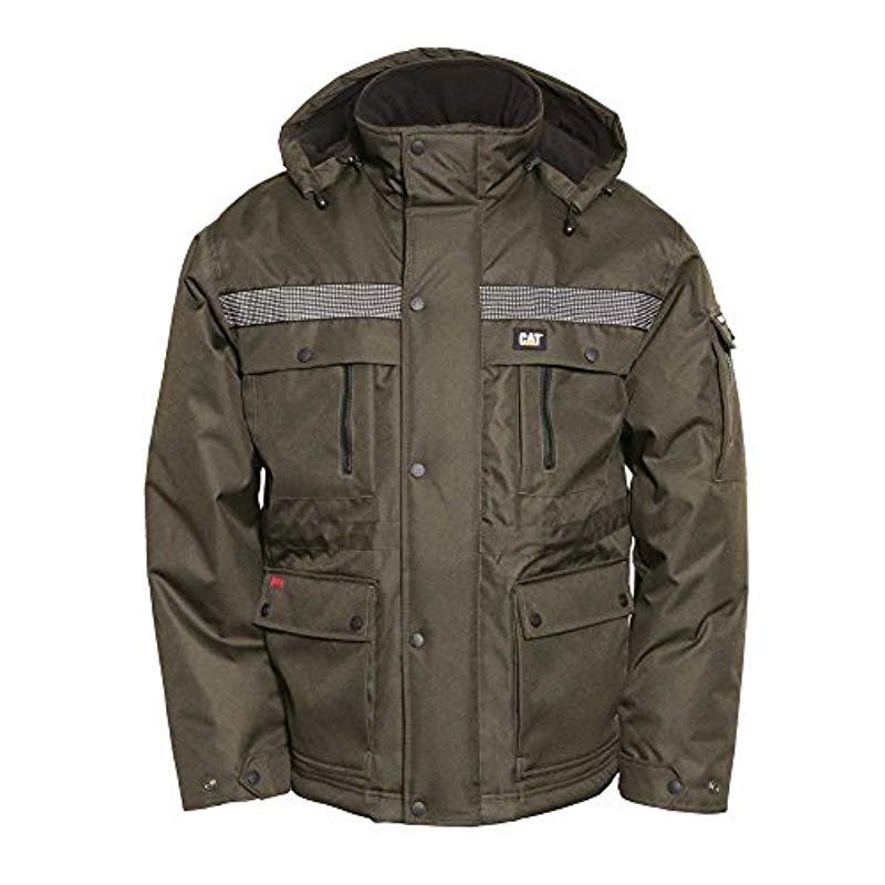 Caterpillar Synthetic Heavy Insulated Parka in Army Moss (Green) for