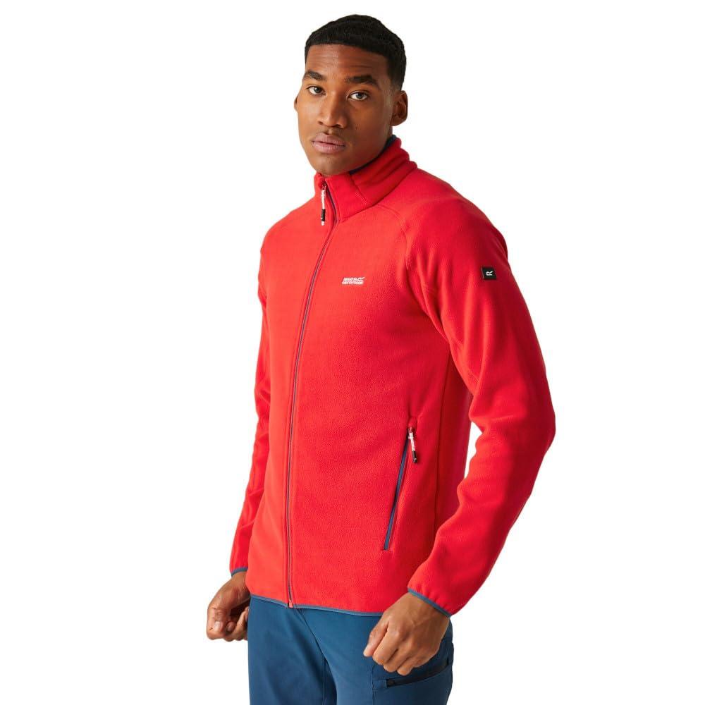 Mens full discount zip micro fleece