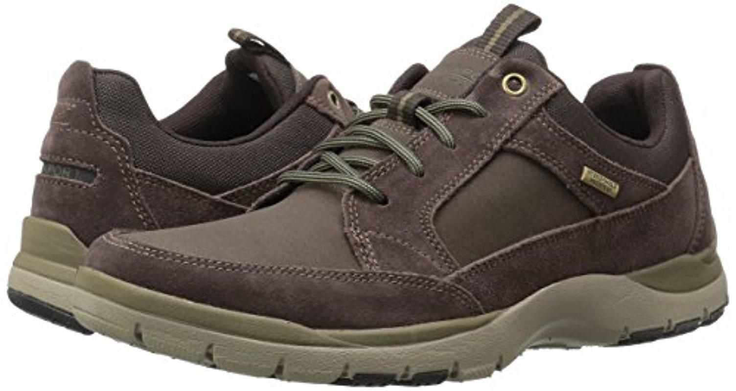 rockport waterproof blucher