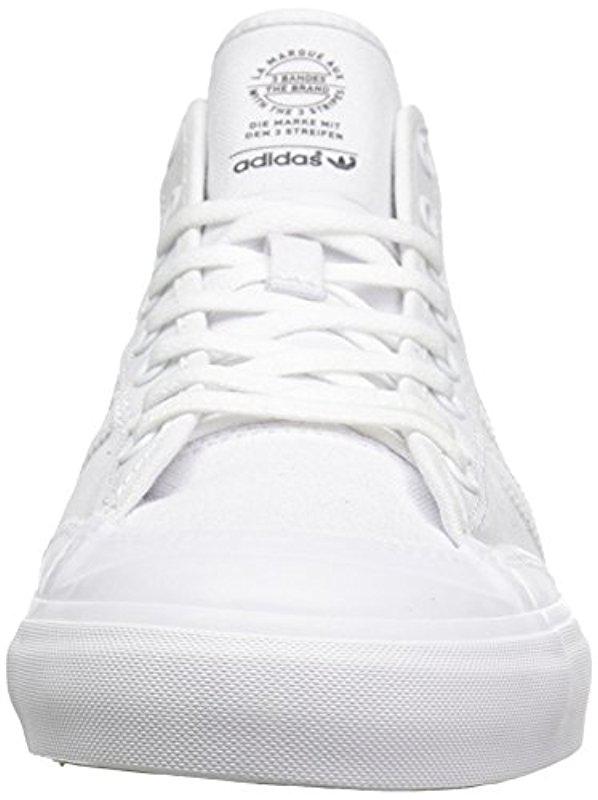 Adidas matchcourt hotsell mid white