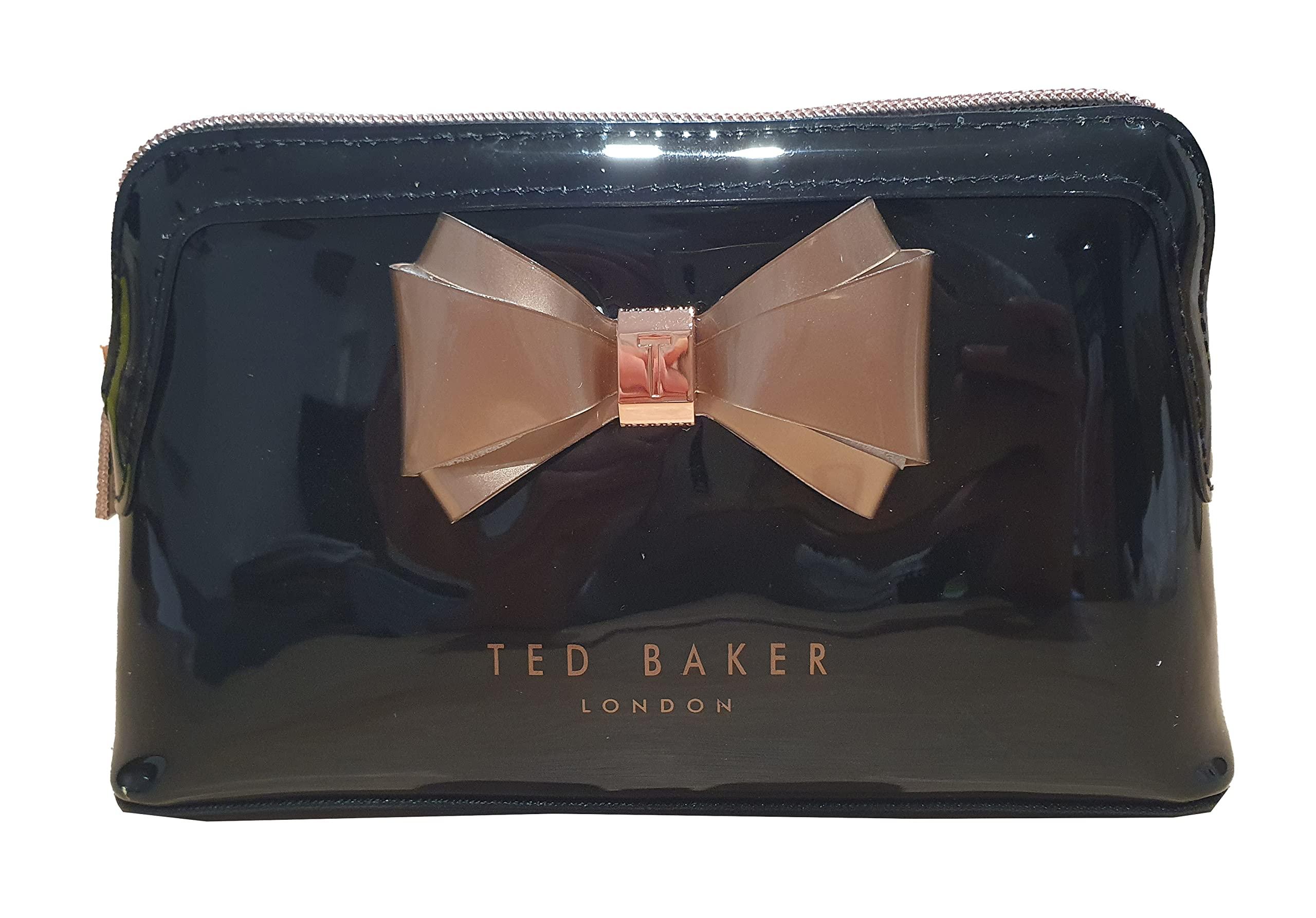 Curved Bow Ted Baker Cahira Bow Makeup Bag Ted Baker Pink Bow