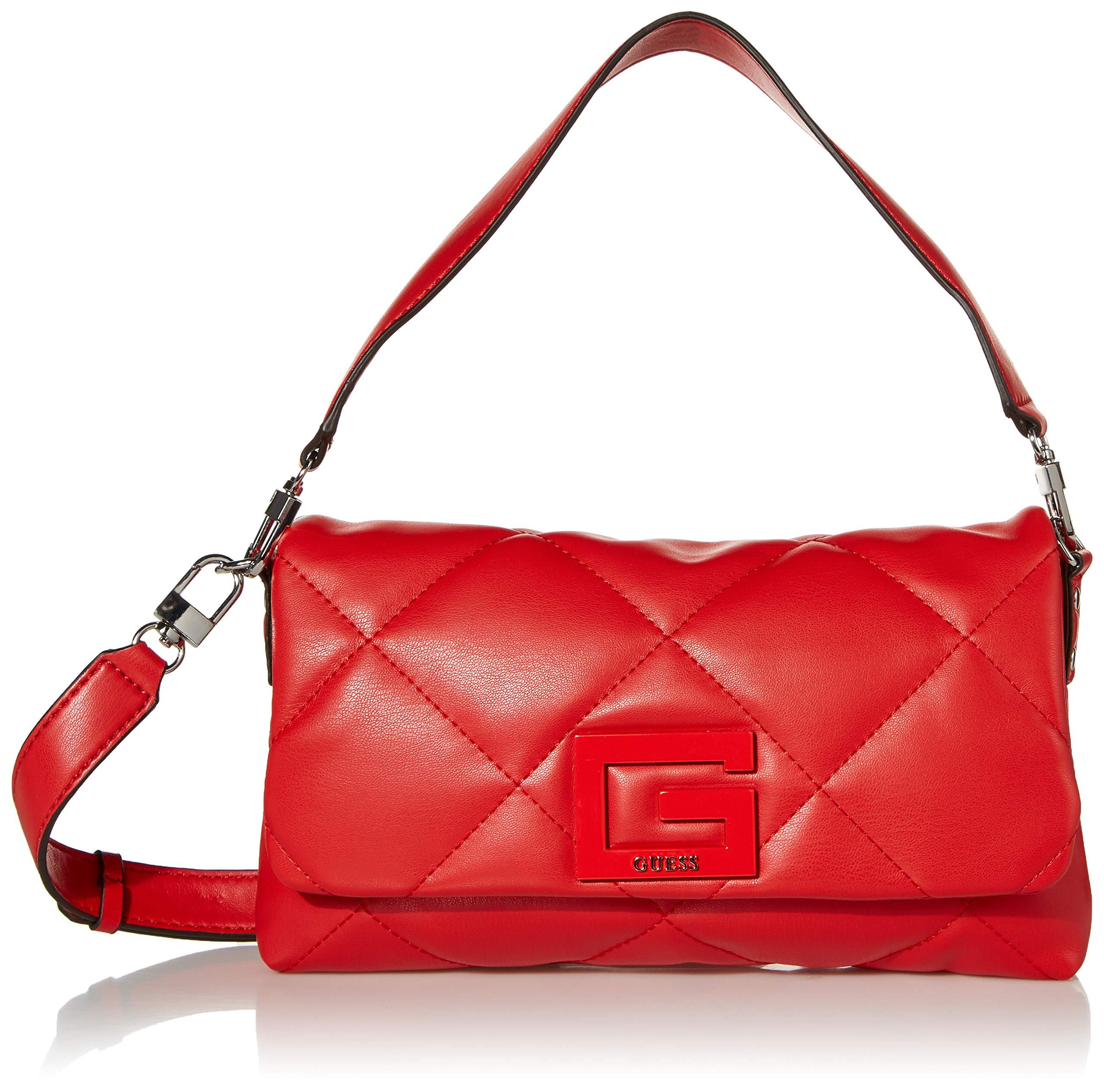 guess shoulder bag red
