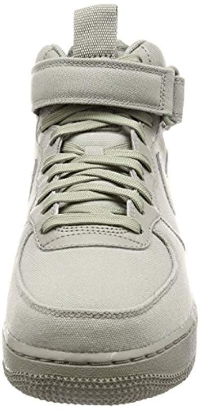 nike air force 1 mid 07 canvas dark stucco