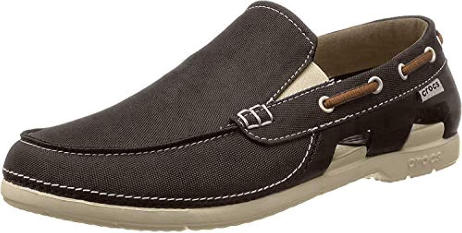 Crocs 15386 Beach Line Boat Slip on Loafer espresso stucco 8 M Us for Men Lyst UK
