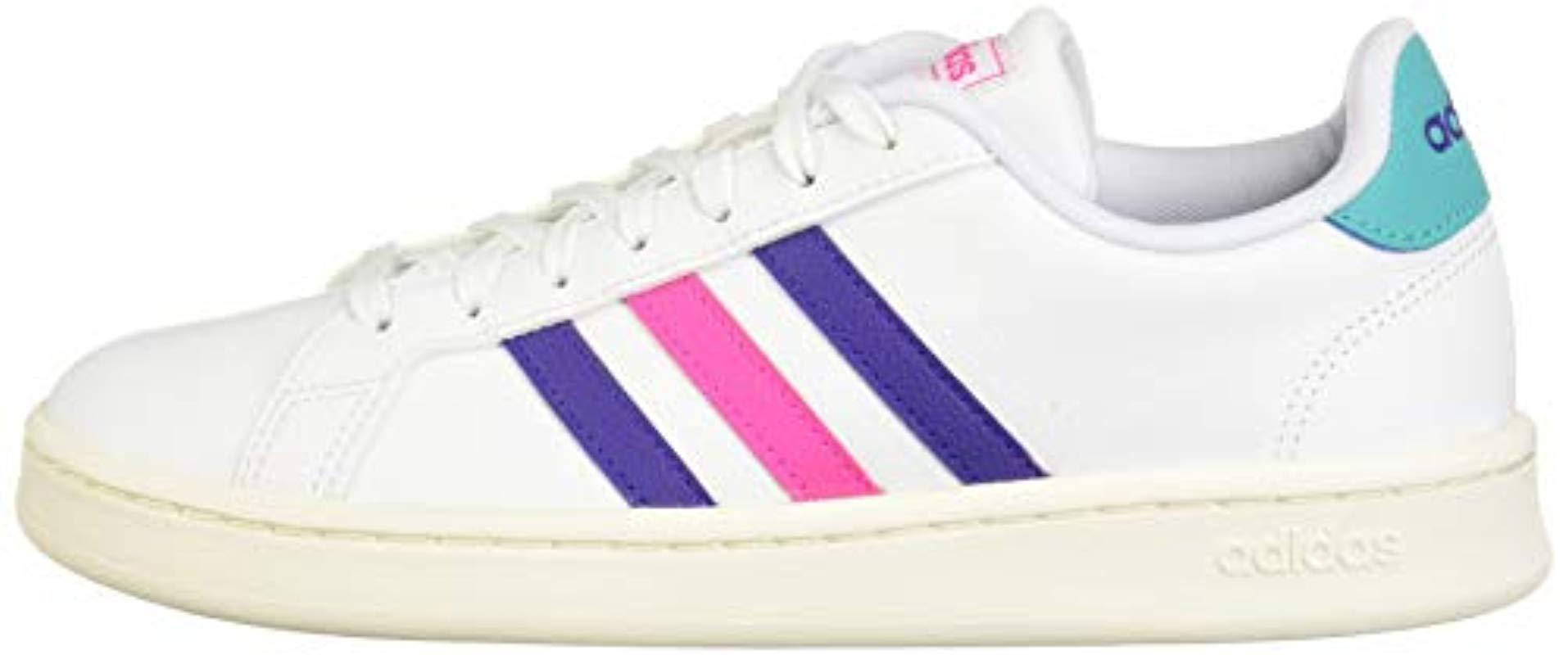 adidas women's grand court base suede tennis shoes