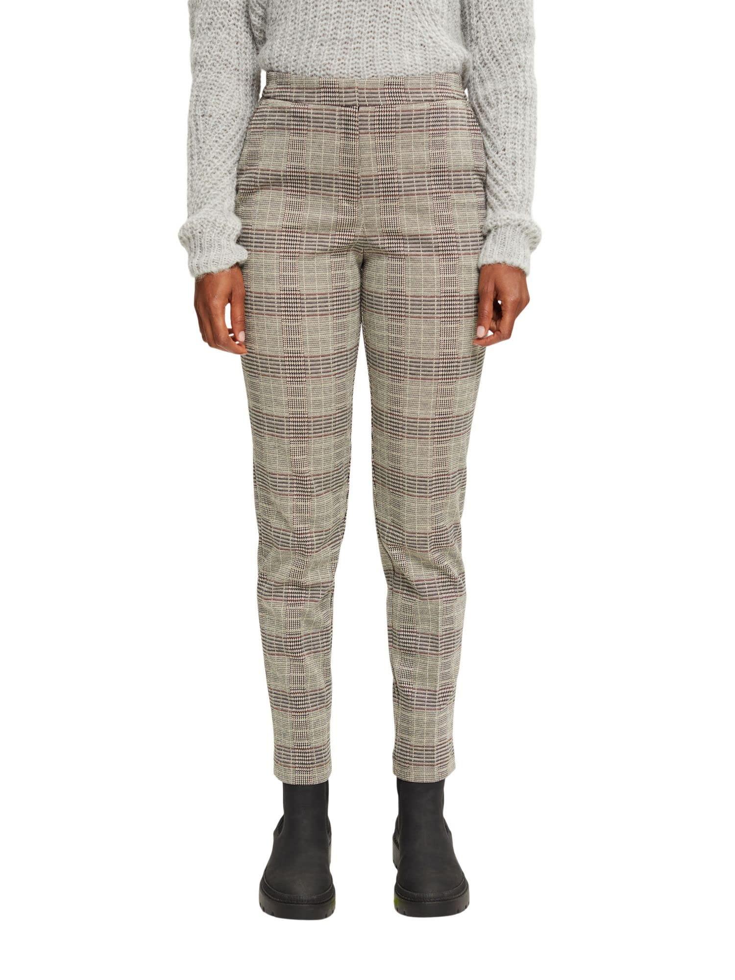 Esprit Collection Glencheck Mix & Match Tapered Pants in Grau | Lyst DE