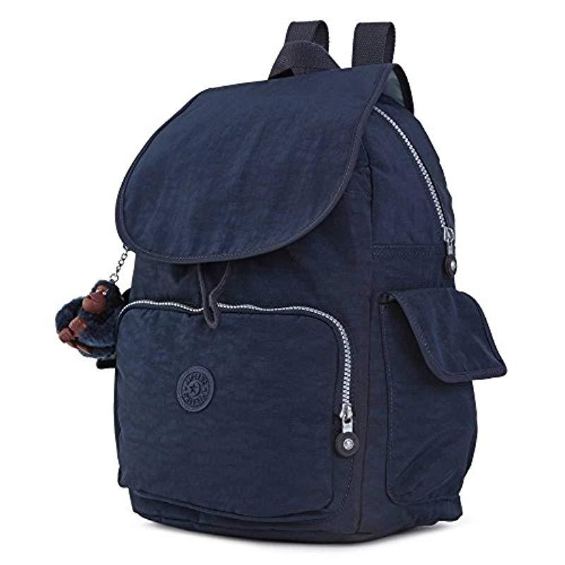 kipling navy blue backpack