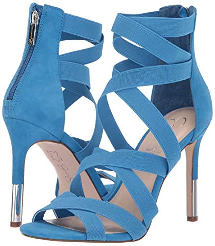 Jessica Simpson Leather Jyra2 In Blue Suede Blue Lyst