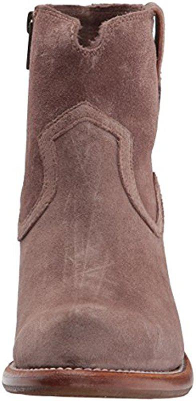 frye lillian western bootie